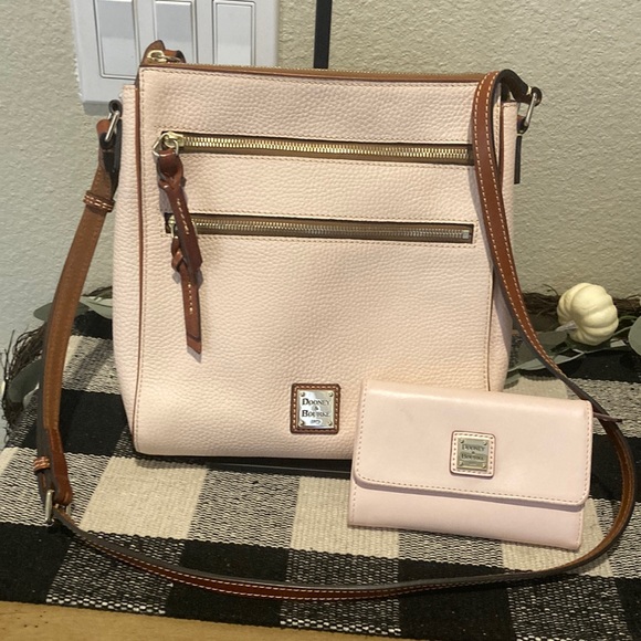 Dooney & Bourke Handbags - Like new Dooney&Bourke Light Pink crossbody and wallet